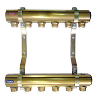 Rozdzielacz do c.o. z nyplem - 12 sekcji