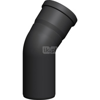 Kolano Concept By JEREMIAS 45' (pp) ZZ x ZW 80 x 80 mm spalinowe, kolor czarny