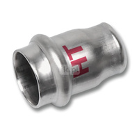 Zaślepka stal nierdzewna SANHA NiroSan Press Industry fi 76.1 mm