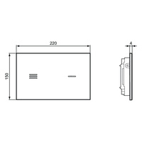 SYMFO NT1 BEZDOTY. PŁYTKA SPŁUK. CZARNY