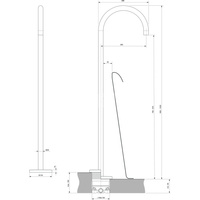 JOY WYLEWKA BATERIA WOLNOSTOJĄCEJ CHR
