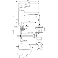 CERAPLAN BATERIA UMYWALKOWA H90 RTD BS PU/PL 5L