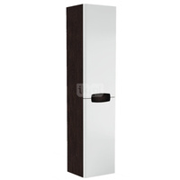 Wysoka szafka Koło Rekord, z dwoma drzwiami, B33cm, H160cm, T29cm, biała