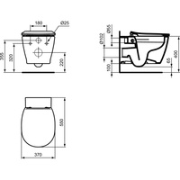 Miska WC wisząca IDEAL STANDARD CONNECT