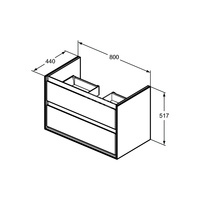 C.AIR SZAFKA 80X44 WLG&MWH