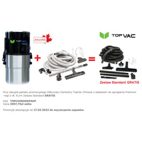 Jednostka centralna TopVac CHINOOK z zestawem do sprzątania