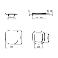 TEMPO DESKA SEDESOWA ZWYKŁA - KRÓTKA