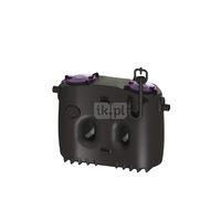 Separatory tłuszczu EasyClean free Basic Standard NS 4 Lewy z okienkiem i urządzeniem do napełniania