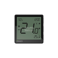 Internetowy, podtynkowy regulator temperatury ZigBee, 230V, czarny