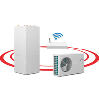 Hybrydowy System Grzewczy 1F R32 Prima 10GT szafa hydrauliczna GT160, centrala Smart Home Sinum Lite