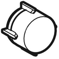 Przycisk syfonu Uniflex PushControl, chrom-mat