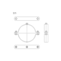 Obejma mocująca tryskaczowa NICZUK DN 267-273 mm 10-PP