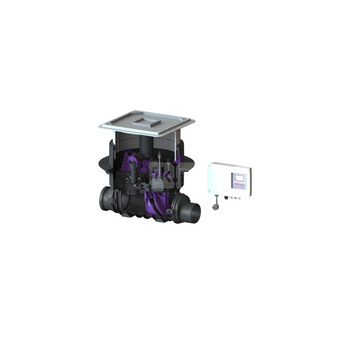 Zawór zwrotny z pompą Pumpfix F Komfort DN125 z pokrywą pod płytki