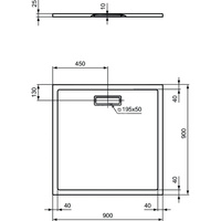 ULTRAFLAT NEW BRODZIK 90X90 KWAD. SILK