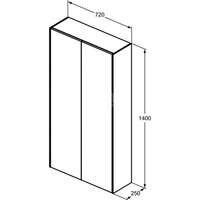 CONCA SZAFKA 2-DRZW. 1/2 COLM LTOK