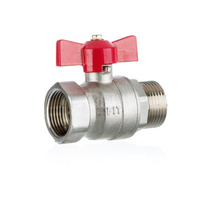 Zawór kulowy wodny motylek GW GZ 1/2'' STRONG