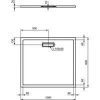 ULTRAFLAT NEW BRODZIK 100X90 PROS. SILK