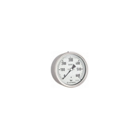 Manometr z rurką Bourdona AFRISO RF glicerynowy -1/0,6 bar G1/4B aksjalne fi 80 mm, kl. 1.6%