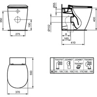 Miska WC stojąca IDEAL STANDARD CONNECT