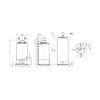 Gazowy pojemnościowy podgrzewacz wody SGA X 160 EE