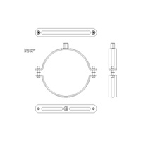Obejma mocująca NICZUK DUO UPZD 141-148 mm 145SKR