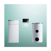 Pakiet systemowy OZE - Pompa ciepła gruntowa solanka-woda VAILLANT VWF 197/4 flexoTHERM 19.6 kW 400 V + Regulator sensoCOMFORT VRC 720 + Zasobnik c.w.u. VIH RW500/3BR + Moduł komunikacji internetowej VR 940f