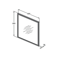CONCA LUSTRO PROST. 80 BLK