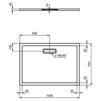 ULTRAFLAT NEW BRODZIK 100X70 PROS. SILK