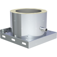 Płyta fundamentowa z odpływem skroplin w bok