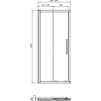 IS I.LIFE DRZ 90 UNH DOOR IC BRT/SIL CLR