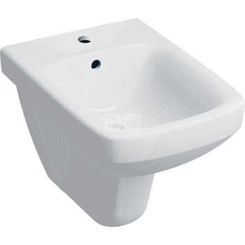 Geberit Selnova Square Bidet wiszący, B35cm, H35.5cm, T53cm, z przelewem, z otworem na baterię