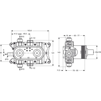 ARCHIMODULE TERMOSTAT PODTYNKOWY KIT1