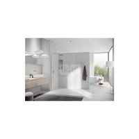 Kermi Walk-In XC WIO 0500x 2000 BV: 480-490 srebro wysoki połysk, szkło ESG przezroczyste z Clean