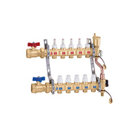 Zespół rozdzielaczy 1" GW X 6 wyjść 3/4" GZ