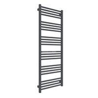 Grzejnik elektryczny TERMA FIONA ONE 500 x 1380 mm, kolor metaliczna czerń, moc 600 W, podłączenie E8, kabel prosty bez wtyczki 1,5m