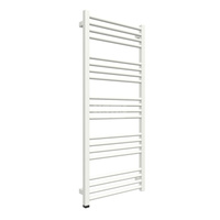 Grzejnik elektryczny TERMA FIONA ONE 480 x 1140 mm, kolor biały sygnałowy soft RAL9003, moc 400 W, podłączenie E8, kabel prosty bez wtyczki 1,5m biały