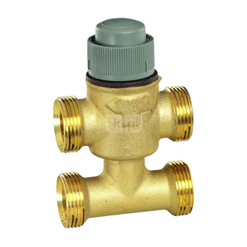 Zawór 3-dr. z obejściem, DN20, kvs=2,5, regulacyjny, uszczelnienie płaskie