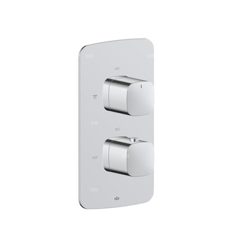 Bateria Malaga, termostatyczna, podtynkowa solo, chrom