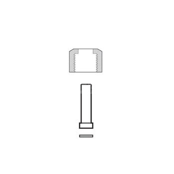 Akcesoria, nypel do spawania i nakrętka łącza SS DN6 DIN+Union