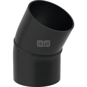 Długi łuk 30' GEBERIT HDPE, PE / polietylen, 250 mm, DN 250 x 250 mm x DN 250 (króciec)