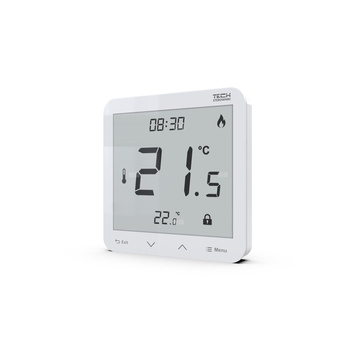 Przewodowy regulator pokojowy do listwy L-9 dedykowany biały, model R-9s PLUS