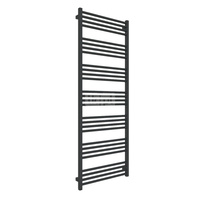 Grzejnik elektryczny TERMA FIONA ONE 600 x 1620 mm, kolor czarny jak kruk RAL9005, moc 800 W, podłączenie E8, kabel prosty bez wtyczki 1,5m