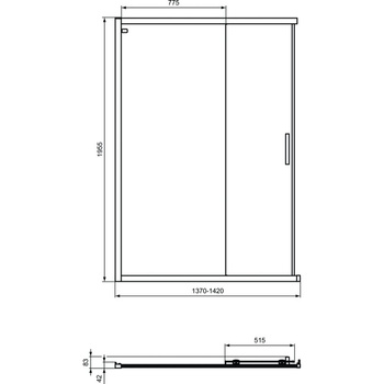 CONNECT 2 DRZWI Z WEJ. NAR. 140 SIL.BR