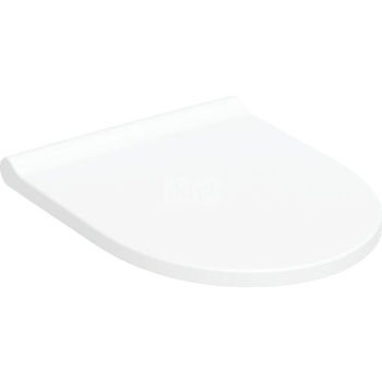 Deska sedesowa Geberit Acanto EasyMount: Wolne opadanie=Tak, Zawiasy wypinane=Blokowane, Mocowanie=Od góry, Biały / Błyszczący