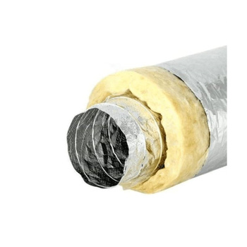 Przewód elastyczny izolowany SONODEC DN204, grubość izolacji 25 mm, długość przewodu 10 mb