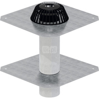 Wpust dachowy Geberit z elementem do paroizolacji, d90