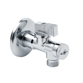 Zawór wodny ARCO VITAQ A80 kątowy z filtrem antykamiennym GZ 1/2'' x GZ 3/8''