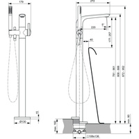 MELANGE BATERIA WANN.-NATR. WOLNOSTOJĄCA