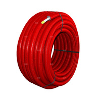 Rura wielowarstwowa QIK PE-RT II/AL/PE-RT II 26x3 kręgi 50m w izolacji 6mm kolor czerwony