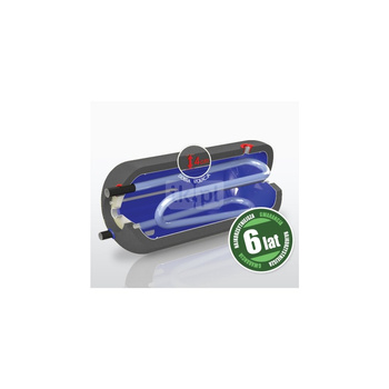 Wymiennik c.w.u. poziomy typu WGJ-g - izolacja termiczna: pianka polistyrenowa WGJ-g max z podwójną wężownicą 140l